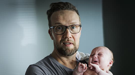 Man And A Baby