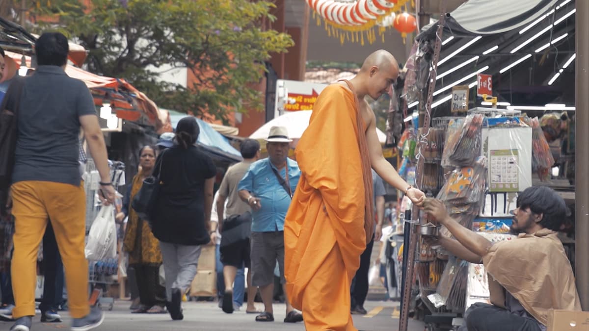 The Beggar And The Monk